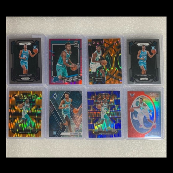 HUGE BRANDON MILLER ROOKIE CARD INVESTMENT LOT ALL PRIZM W/ #’d - Picture 1 of 6